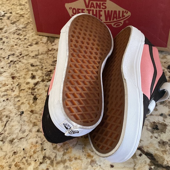 Vans ward v fearless bik/pink icing kids sneakers. - Picture 4 of 5